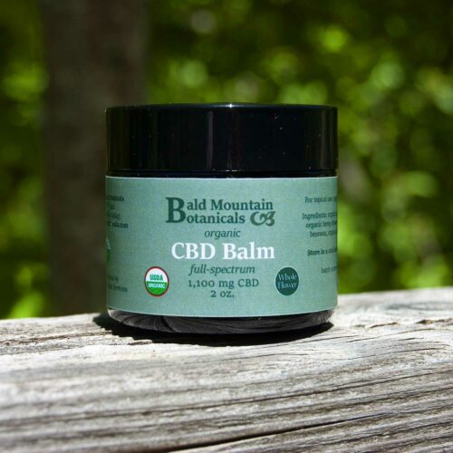 USDA certified organic full-spectrum cbd balm