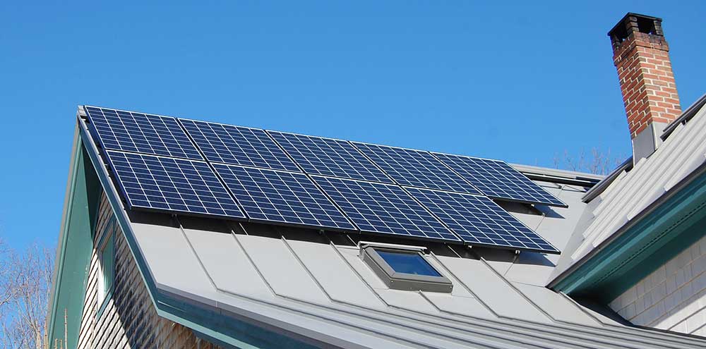 rooftop solar array